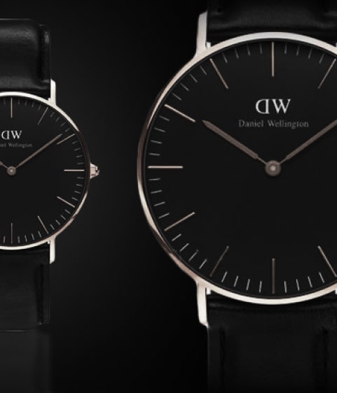 elegant watches with no numbers on clock's face 