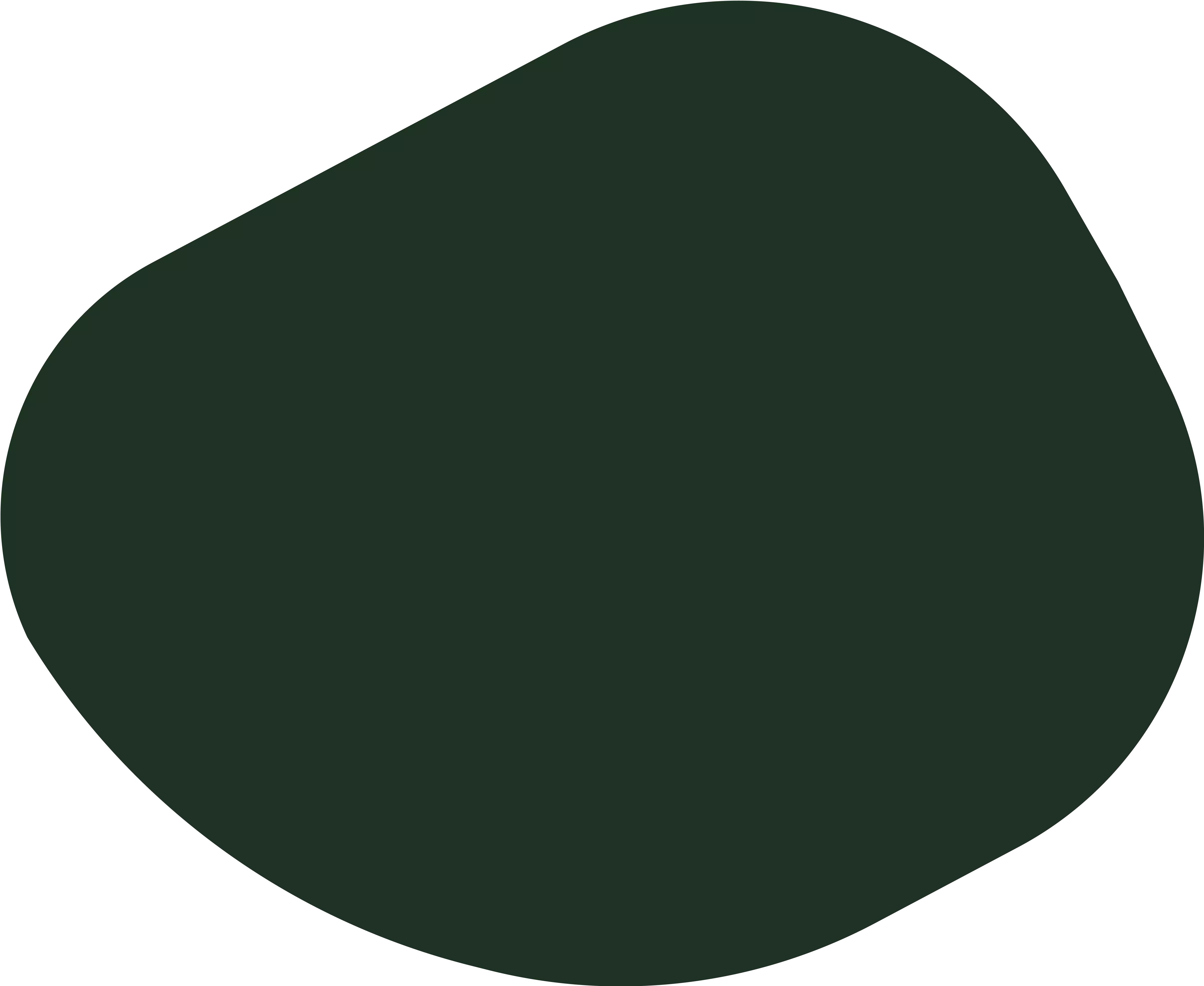 grünes Oval