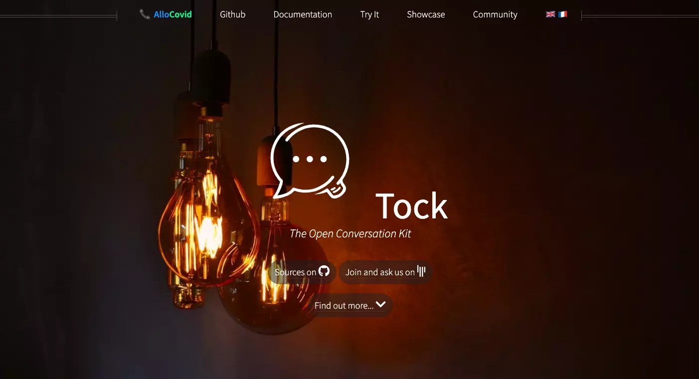 main website of tock.ai