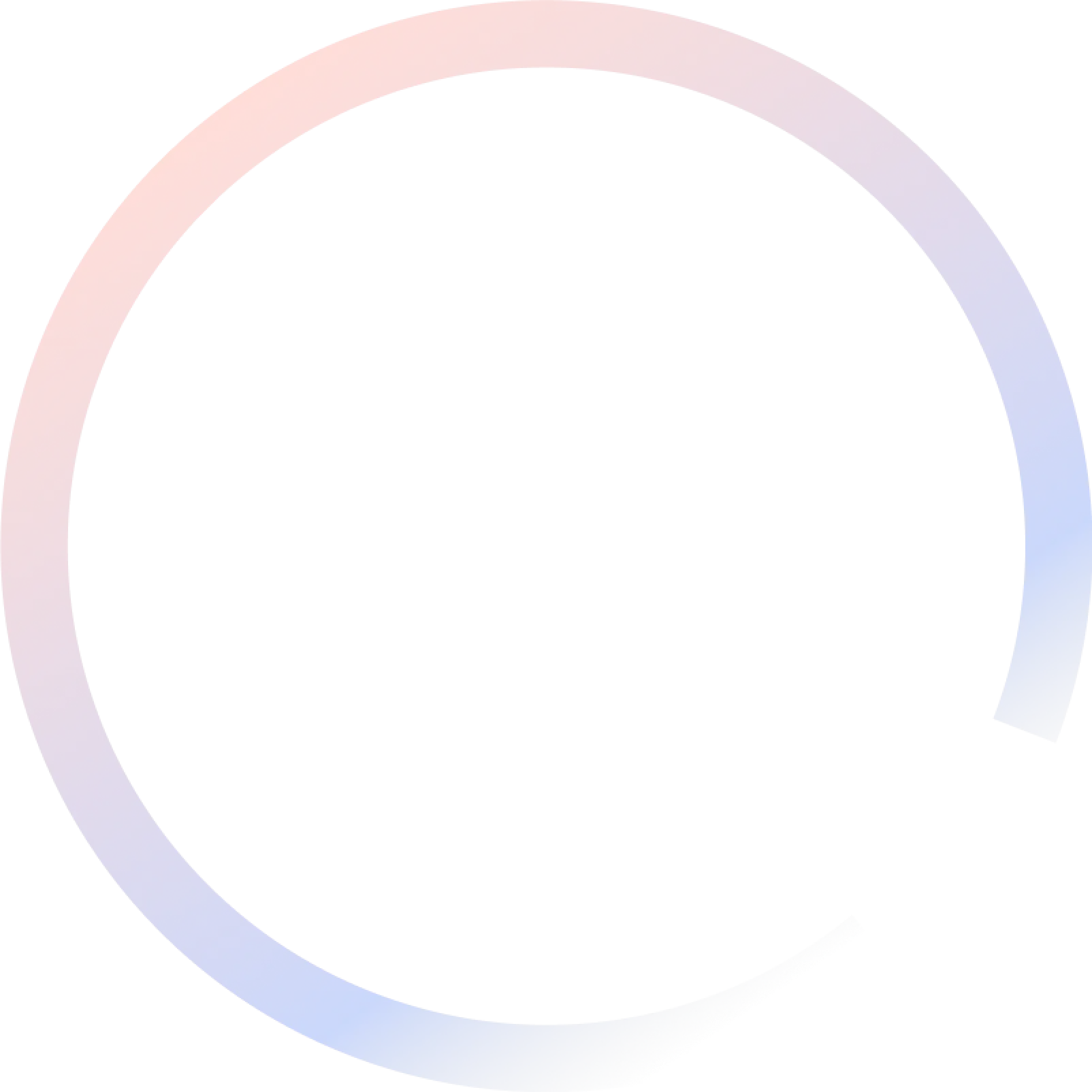 ein Kreis, der aus verschiedenen Farben besteht