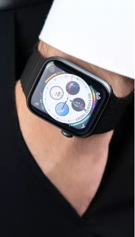 Watch on a man's hand