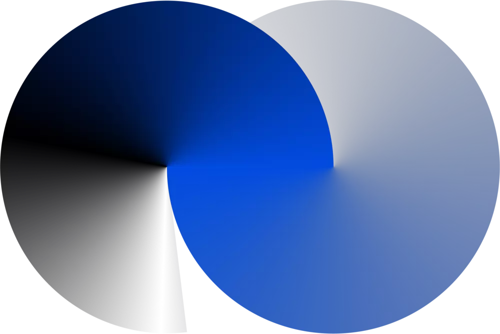 Círculo azul de fundo