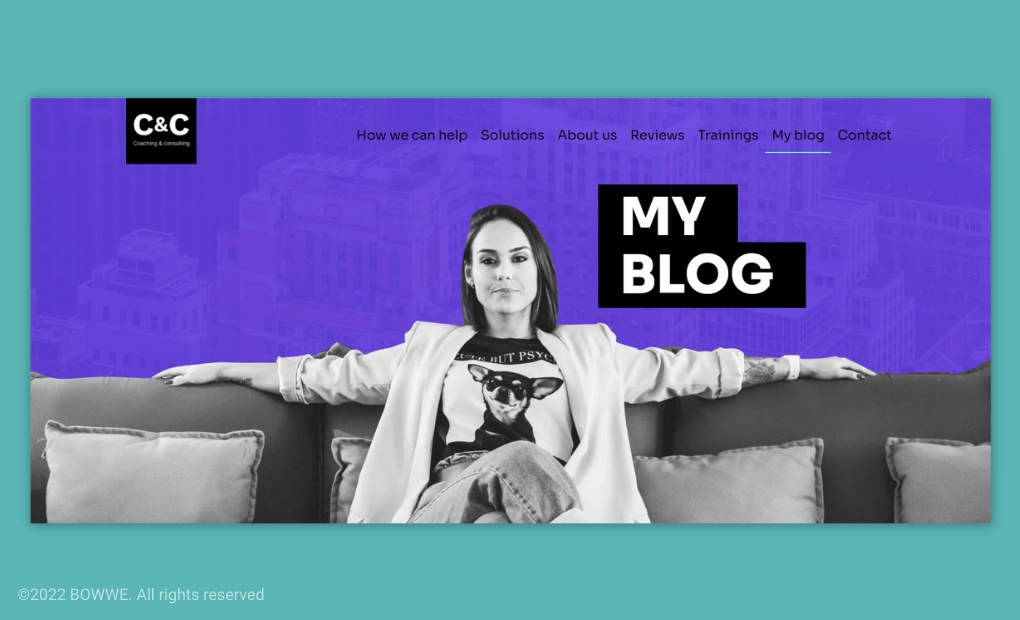 Website für Blogger