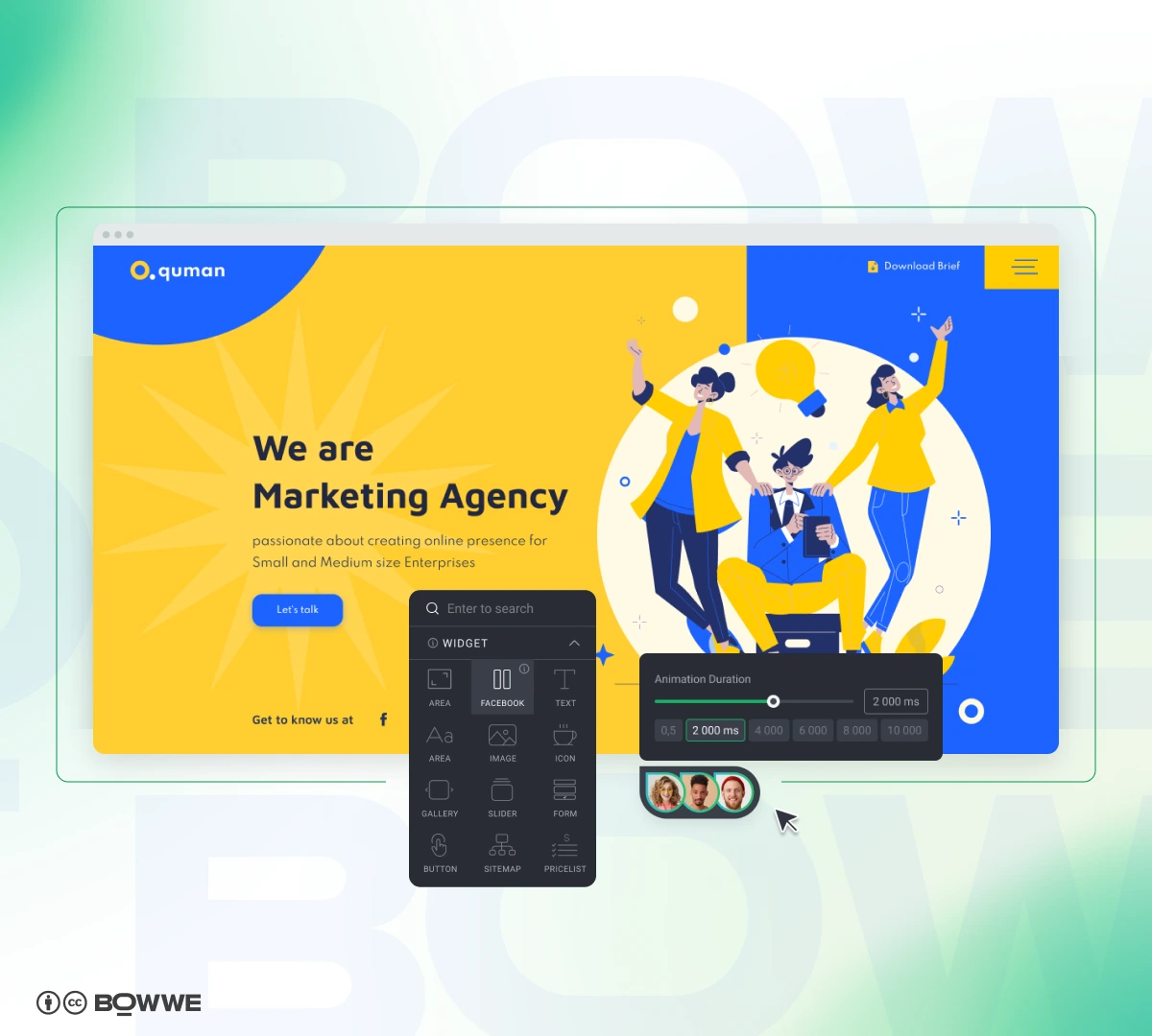 BOWWE Agency Website Builder