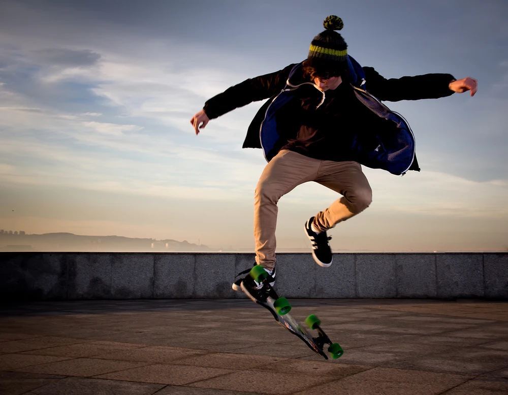 guy on a skateboard