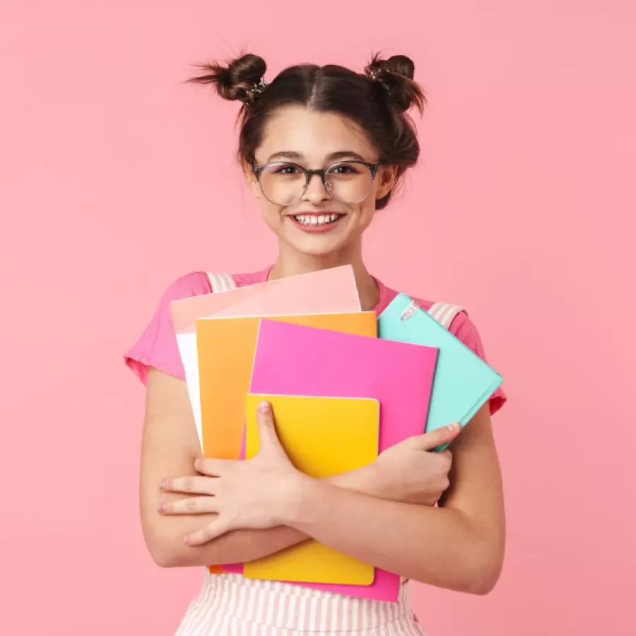 Girl in glasses