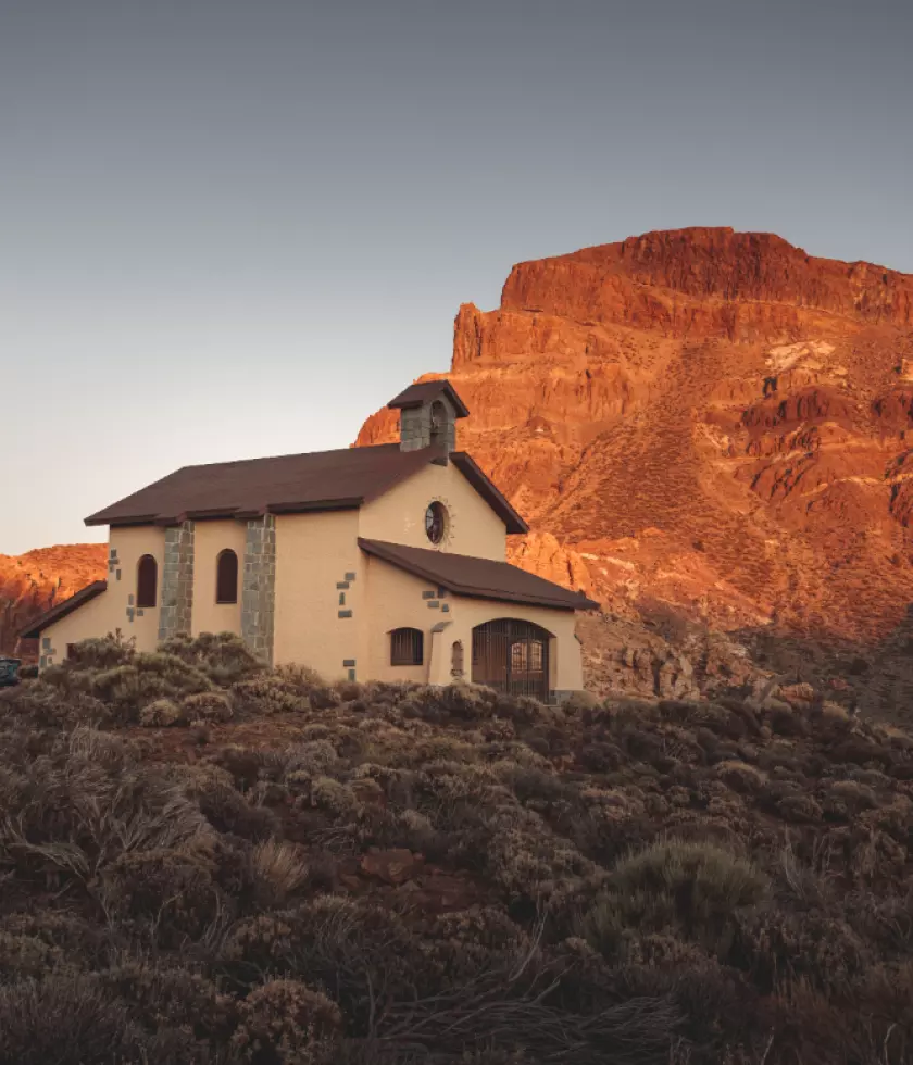 house by the mountain