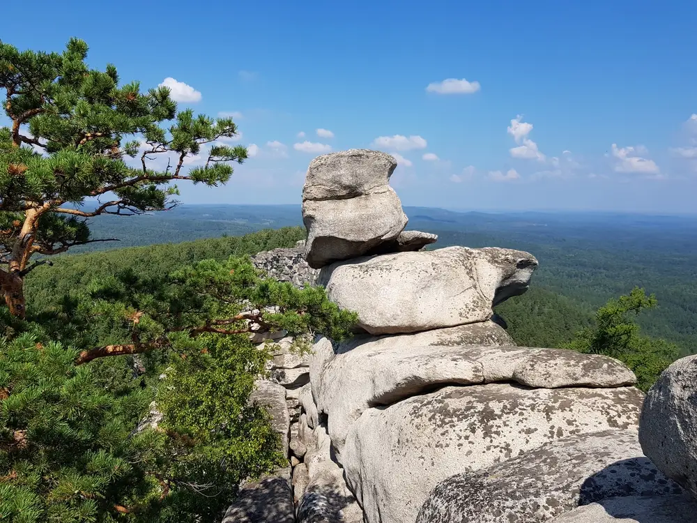 high cliffs under the sun