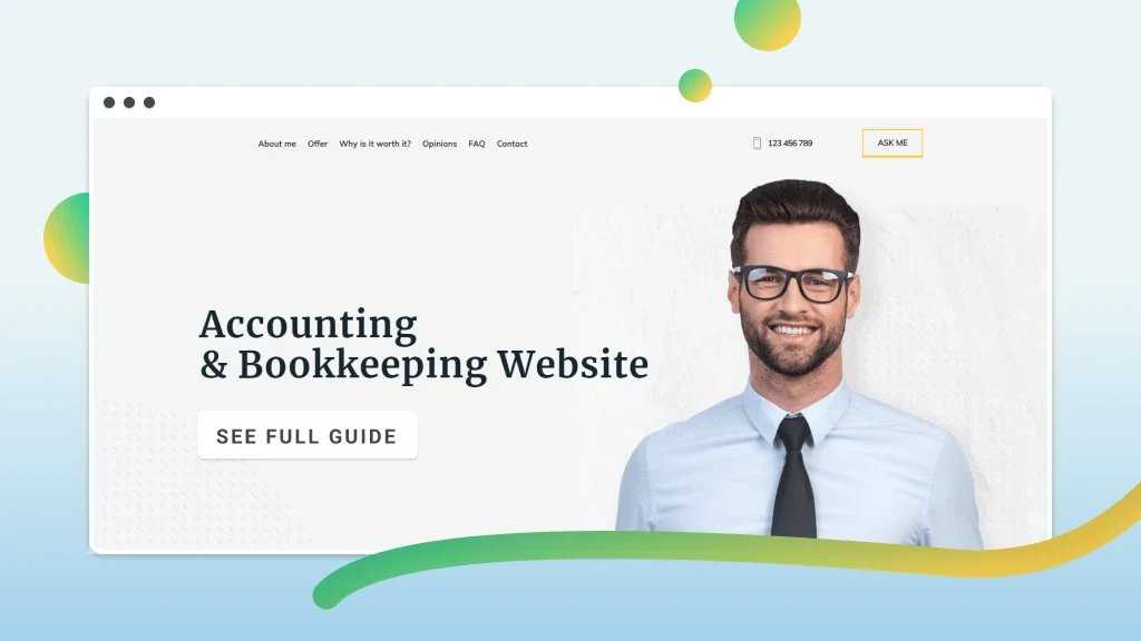 Title Graphic - Creating an Website For an Accounting and Bookkeeping Office 