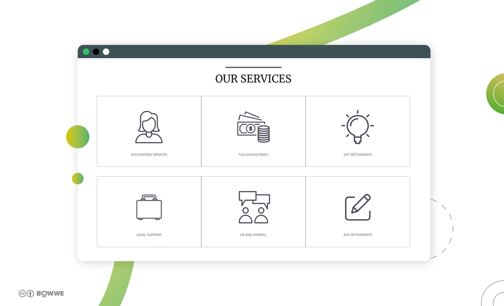 Accounting and Bookkeeping Website Template - Offer