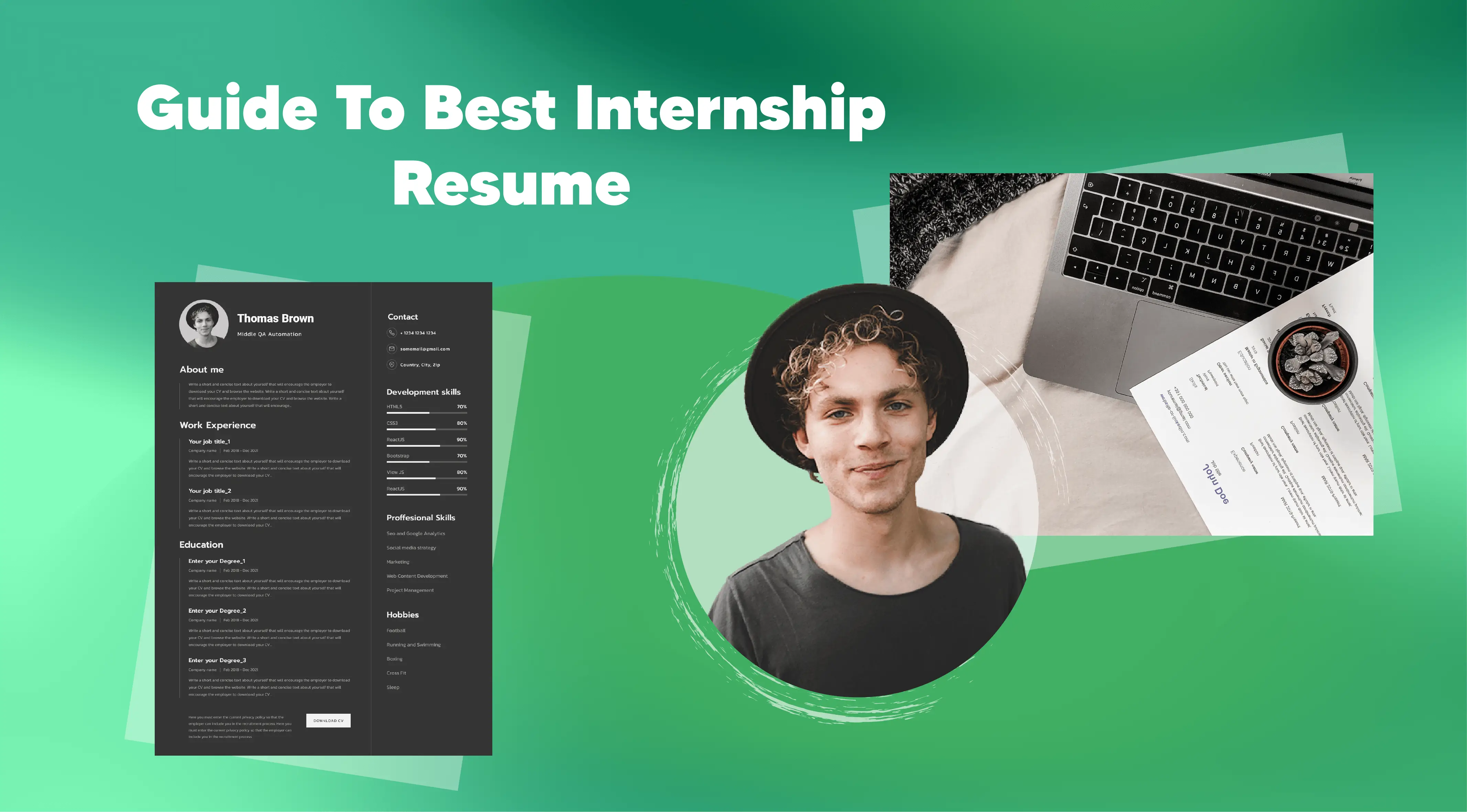 The Do's and Don'ts of Creating a Standout Intern CV