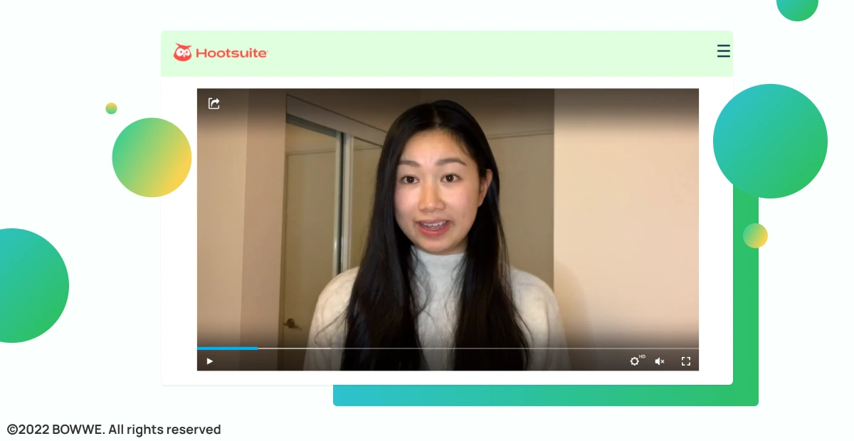 Graphic - Video testimonials from hootsuite.com