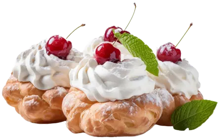 Cherry and Cream Eclair img